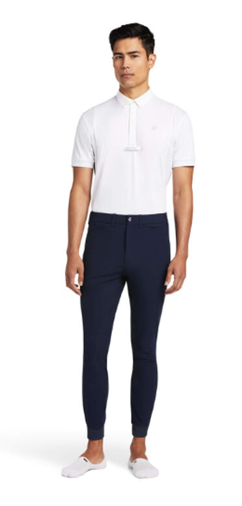 Ariat Mens Tri Factor Grip Full Seat Breech Navy-2